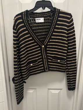 Black and Gold Cardigan